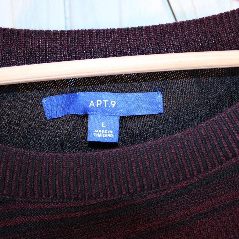 Apt. 9 Asymmetrical Pullover Sweater Size L - Picture 4 of 9